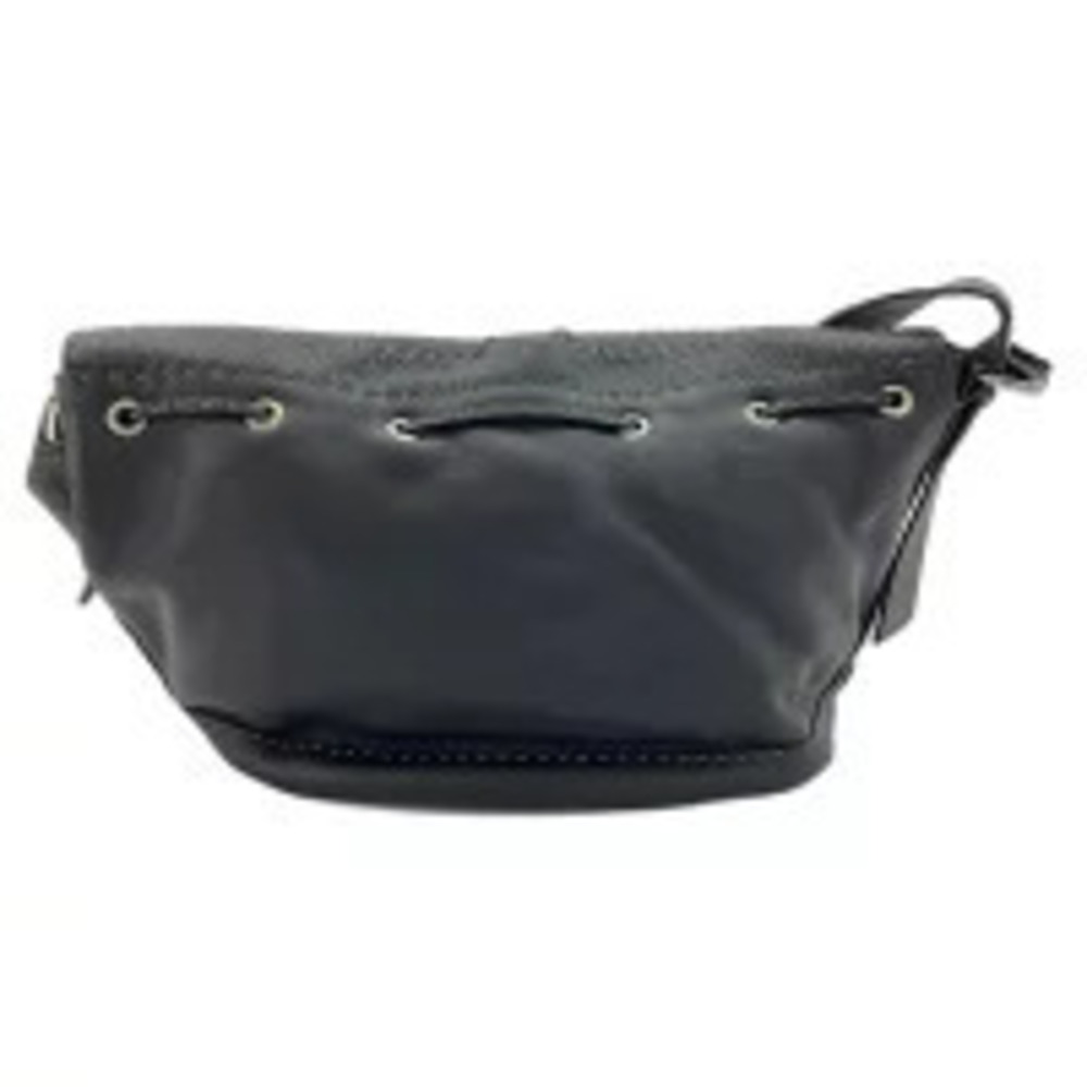 Fendi Selleria Shoulder Bag Leather Black